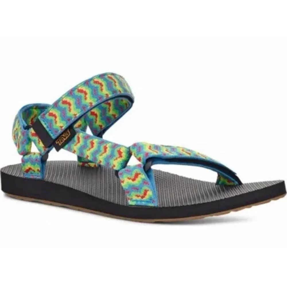 Teva 'original Universal' Sandal Wiggle Cendre Blue Men's Sz 9 Womens Sz 11 NEW